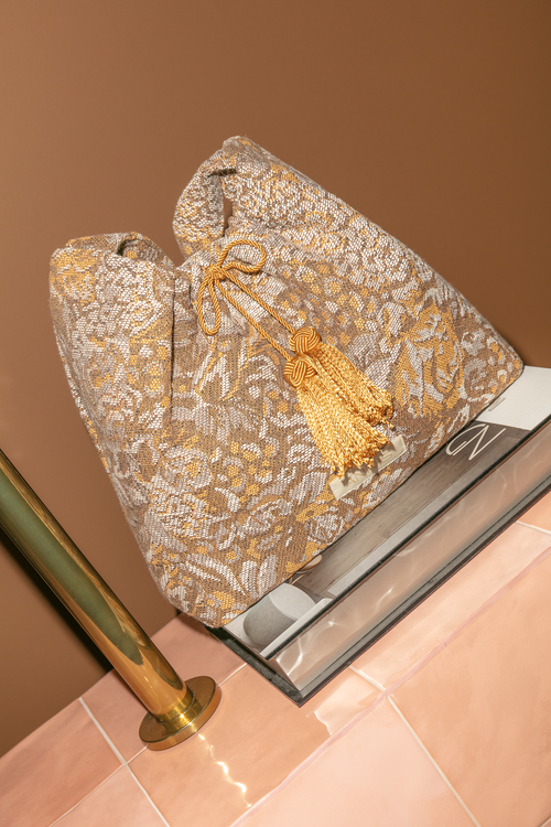 Bolsa de Jacquard Relíquia - Cinza