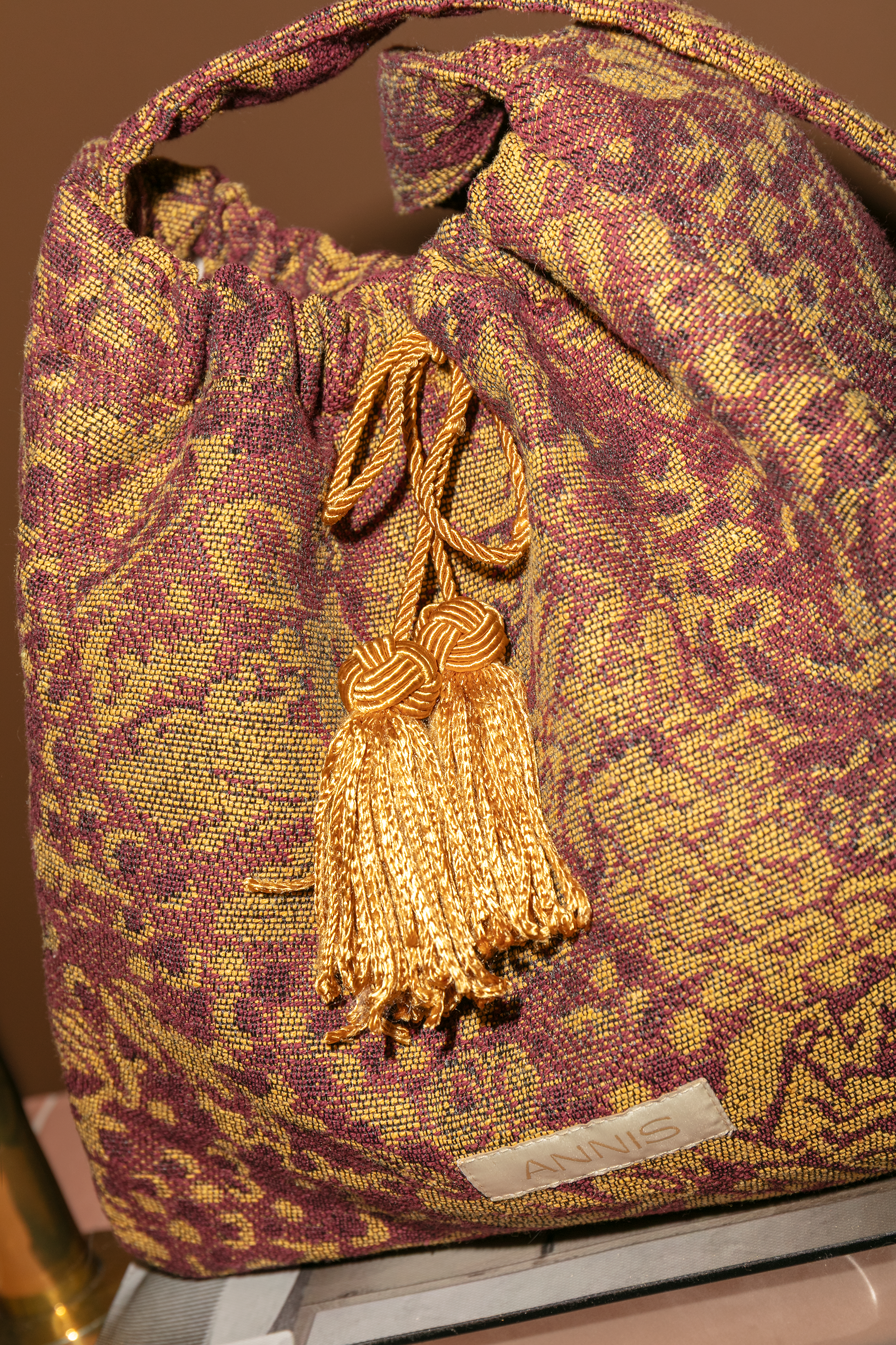 Bolsa de Jacquard Relíquia - Vinho