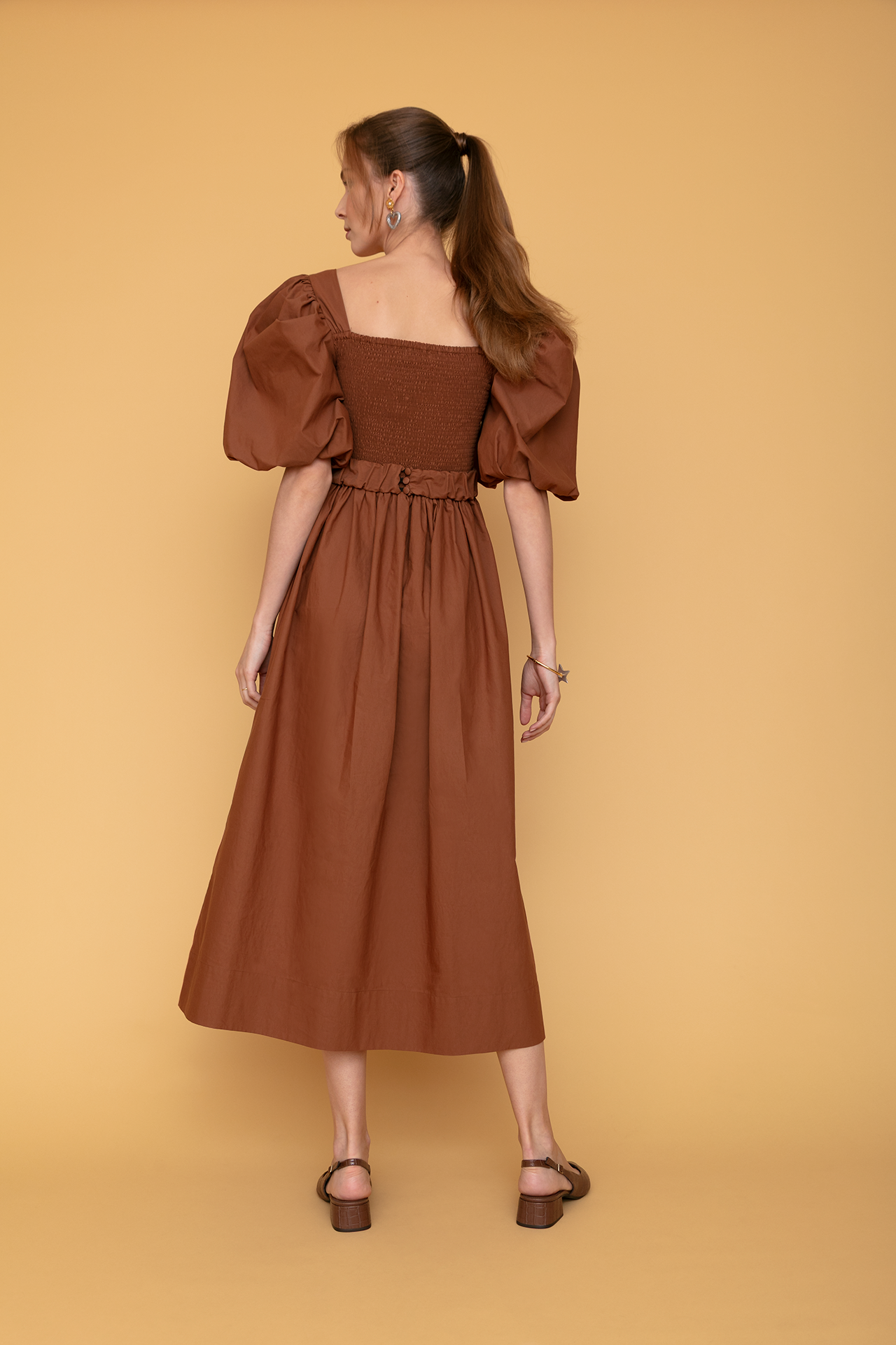 Vestido Provence - Marrom