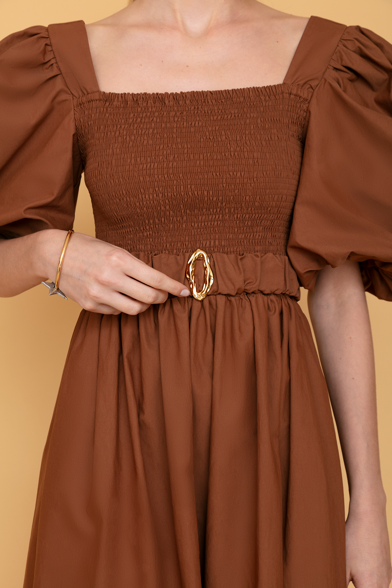 Vestido Provence - Marrom