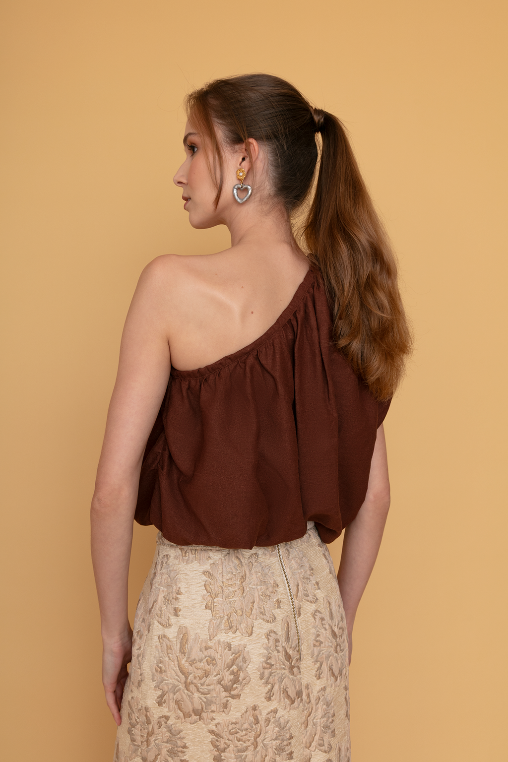 Top de Linho Marrom - Bloom