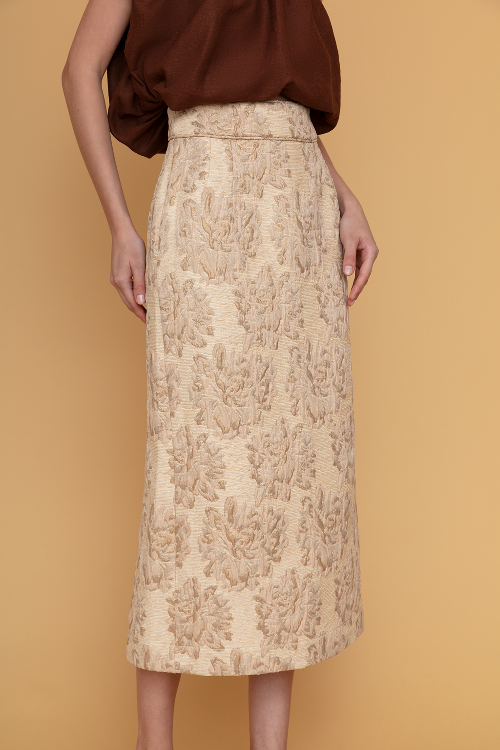 Saia de Jacquard Rosé - Giverny