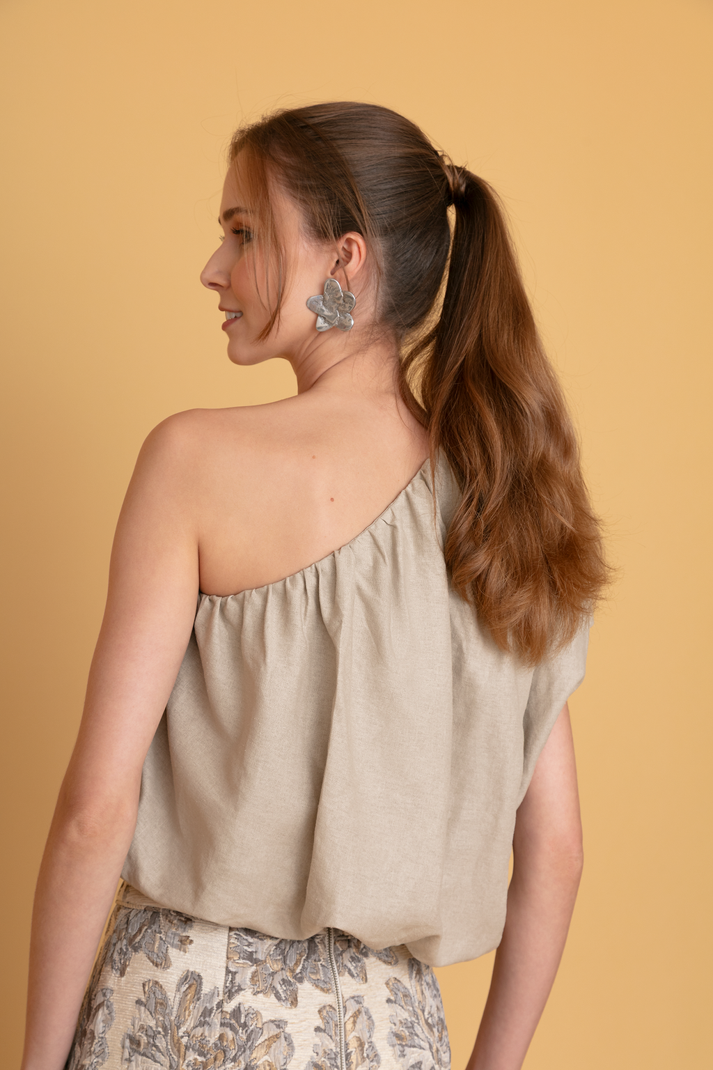 Top de Linho Bege - Bloom